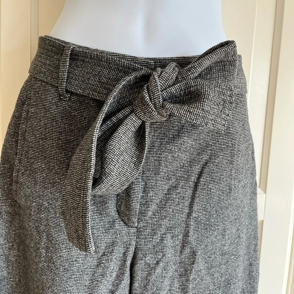 Wilfred Jallade Tie Front High  Rise Wool Trouser Pant
Grey Tweed size 6, office - Picture 6 of 13